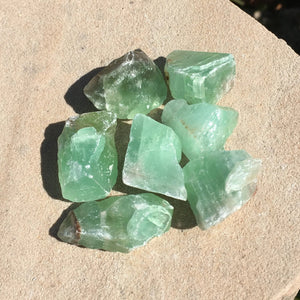 Raw Green Calcite Crystal For Sale