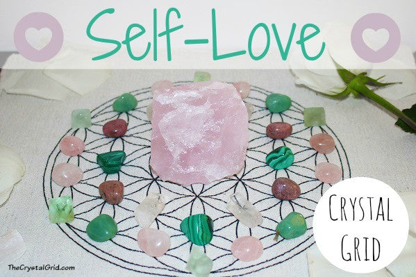 Self Love Crystal Grid: A Simple Arrangement for Reflection