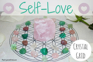 Self Love Crystal Grid