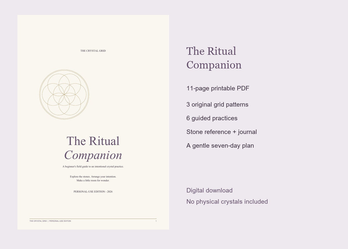 The Ritual Companion digital PDF and its included templates, practices, journal, and seven-day plan