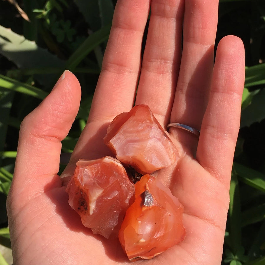 Raw Carnelian Crystal