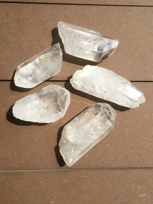 Raw Quartz Crystal Point Small