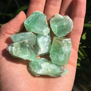 Raw Green Calcite Crystal Meaning