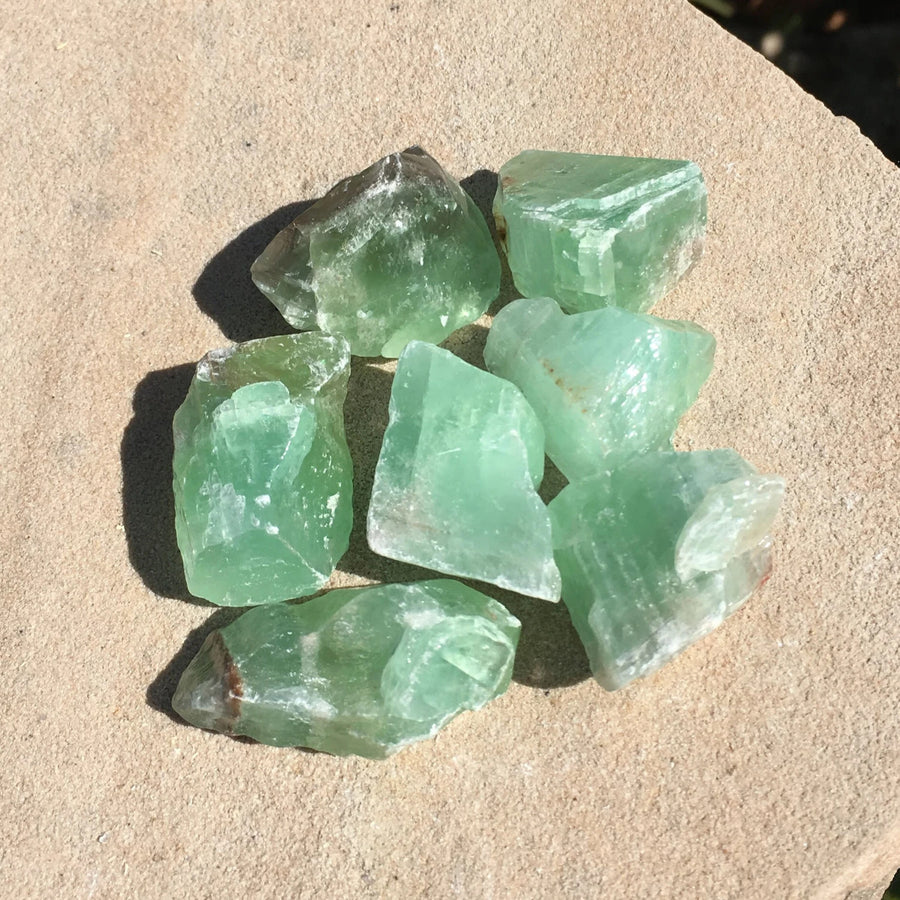 Raw Green Calcite Crystal