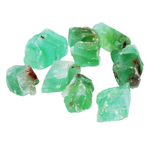 Raw Green Calcite Crystals