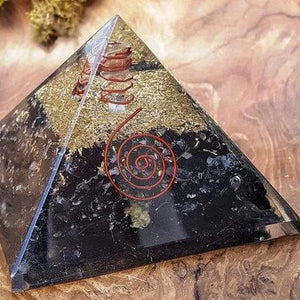 Black Tourmaline Orgone Pyramid